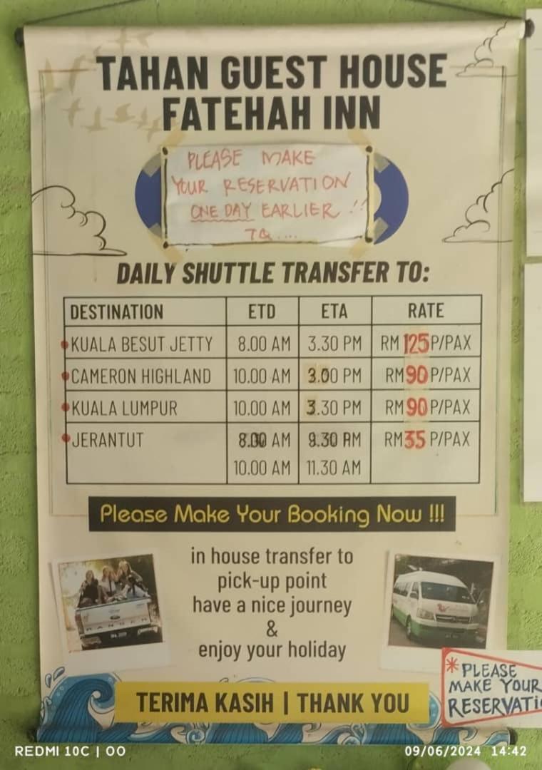 Tahan Guest House Kuala Tahan Buitenkant foto